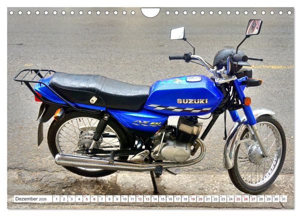 Produktbild: Made in Japan - Motorrad-Legende Suzuki in Kuba (Wandkalender 2026 DIN A4 quer), CALVENDO Monatskalender