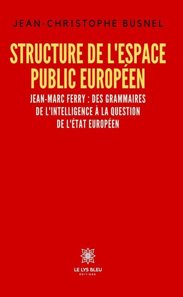 Produktbild: Structure de l'espace public europ&eacute;en