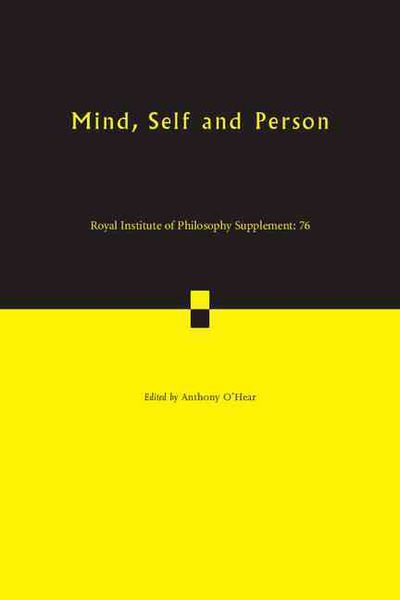 Produktbild: Mind, Self and Person