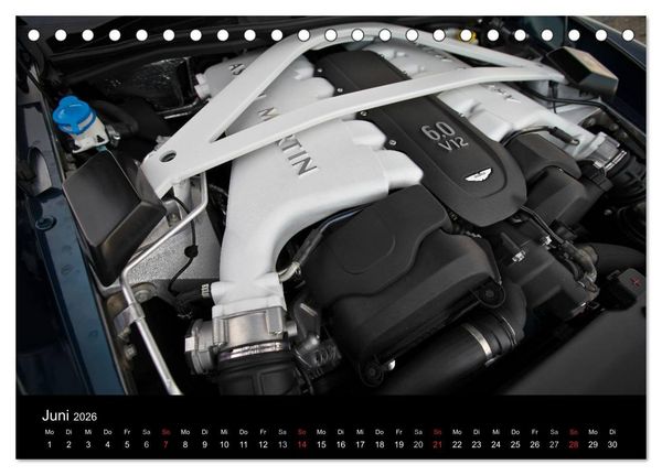 Produktbild: Aston Martin Vanquish Volante (Tischkalender 2026 DIN A5 quer), CALVENDO Monatskalender