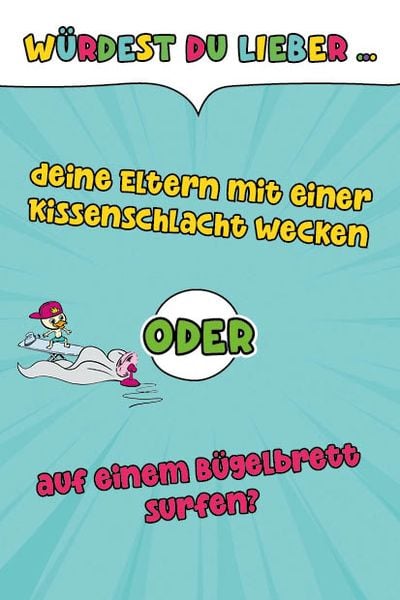 Produktbild: Kartenspiel: W&uuml;rdest du lieber...? Nashornstarke Fragen f&uuml;r Kids mit DIKKA