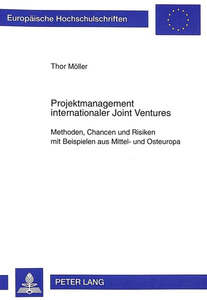 Produktbild: Projektmanagement internationaler Joint Ventures