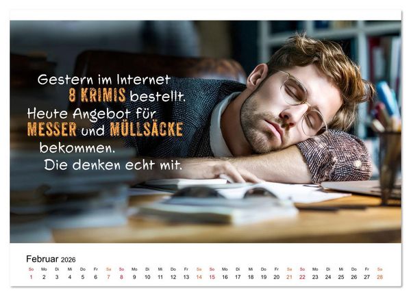 Produktbild: B&uuml;ro - Kaffee, Chaos, Kollegen (Wandkalender 2026 DIN A2 quer), CALVENDO Monatskalender