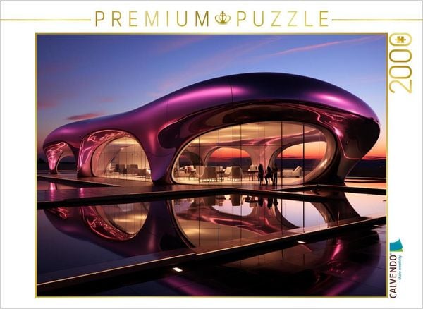 Produktbild: CALVENDO Puzzle Purple Ufo | 2000 Teile Lege-Gr&ouml;&szlig;e 90x67cm Foto-Puzzle f&uuml;r gl&uuml;ckliche Stunden