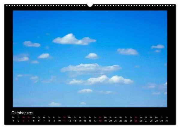 Produktbild: Wolkenbilder (hochwertiger Premium Wandkalender 2026 DIN A2 quer), Kunstdruck in Hochglanz