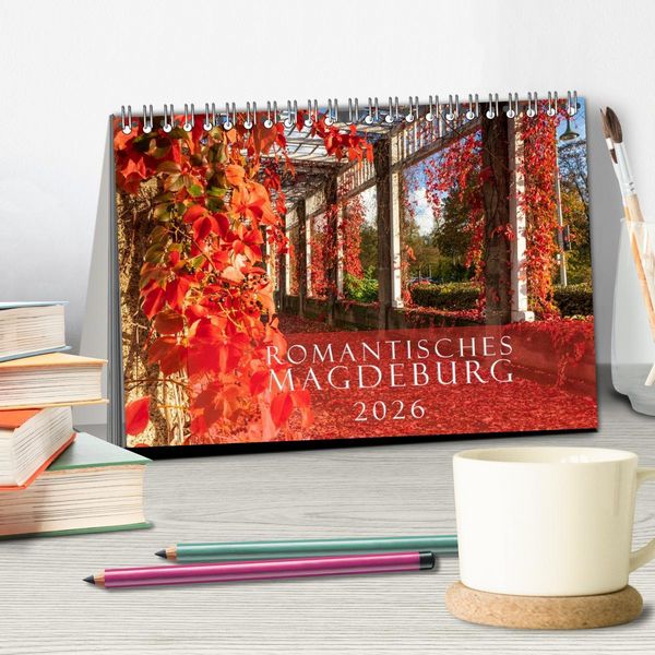 Produktbild: Romantisches Magdeburg (Tischkalender 2026 DIN A5 quer), CALVENDO Monatskalender