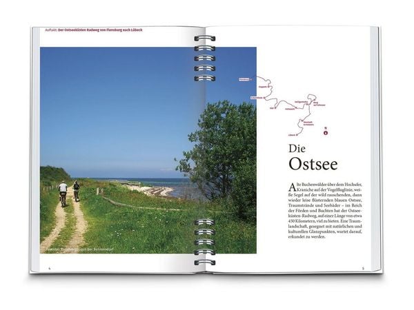 Produktbild: KOMPASS Radreisef&uuml;hrer Ostseek&uuml;stenradweg Schleswig Holstein