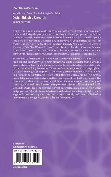 Produktbild: Design Thinking Research