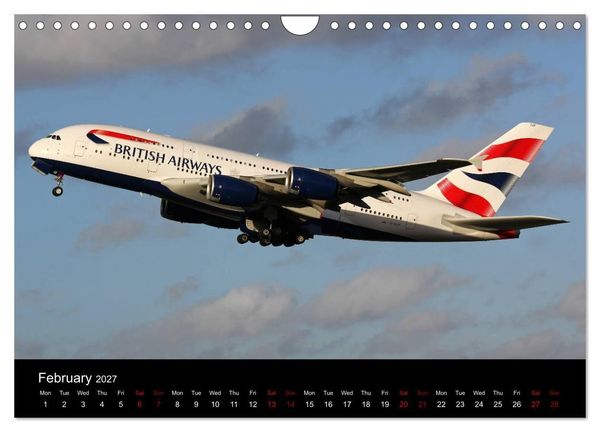 Produktbild: Widebody Jets (Wall Calendar 2027 DIN A4 landscape), CALVENDO 12 Month Wall Calendar