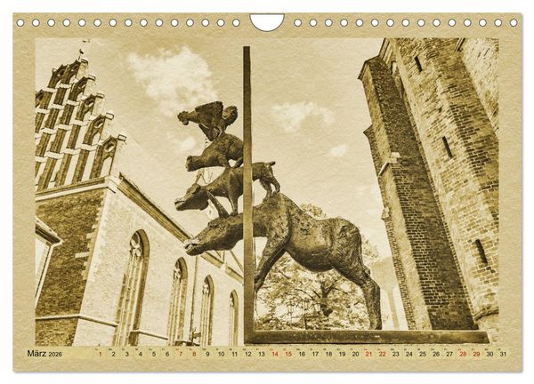Produktbild: Riga &ndash; Ein Kalender im Zeitungsstil (Wandkalender 2026 DIN A4 quer), CALVENDO Monatskalender