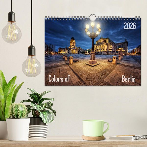 Produktbild: Colors of Berlin 2026 (Wandkalender 2026 DIN A4 quer), CALVENDO Monatskalender