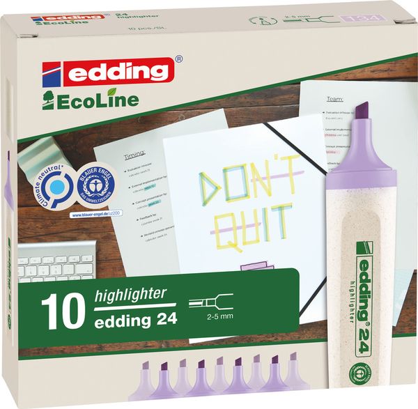 Edding Textmarker e-24 EcoLine pastellviolett