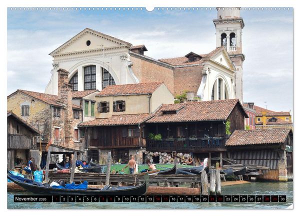 Produktbild: Venedig Impressionen (Wandkalender 2026 DIN A2 quer), CALVENDO Monatskalender