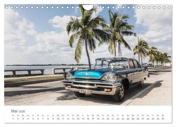Produktbild: Kuba, karibische Tr&auml;ume (Wandkalender 2026 DIN A4 quer), CALVENDO Monatskalender
