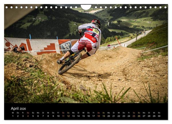 Produktbild: Downhill Racing 2026 (Wandkalender 2026 DIN A4 quer), CALVENDO Monatskalender