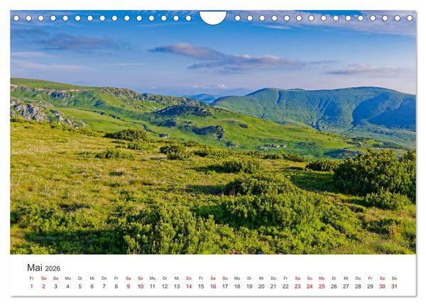 Produktbild: Siebenb&uuml;rgen und das Fagaras Gebirge (Wandkalender 2026 DIN A4 quer), CALVENDO Monatskalender