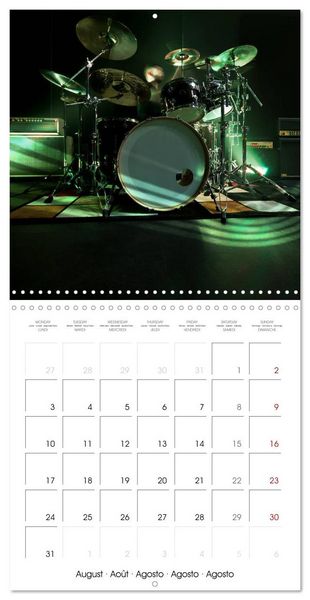 Produktbild: Drummer Action (Wall Calendar 2026 12 &times; 12 Inch) CALVENDO 12 Month Wall Calendar