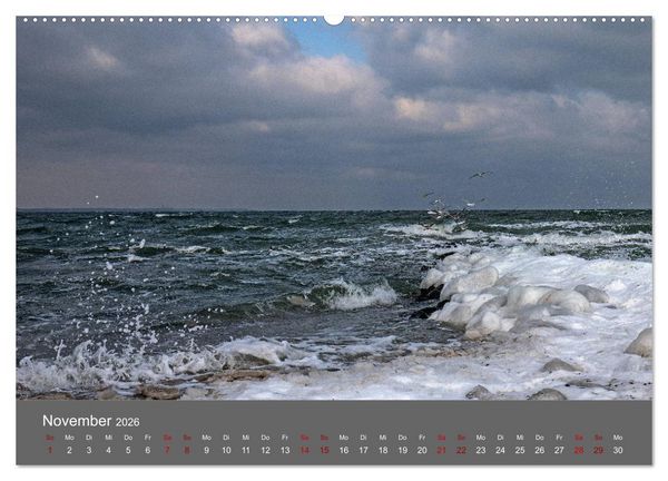 Produktbild: L&uuml;becker Bucht - Travem&uuml;nde - Niendorf - Timmendorf (Wandkalender 2026 DIN A2 quer), CALVENDO Monatskalender