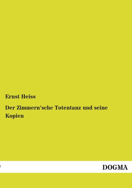 Produktbild: Der Zimmern'sche Totentanz und seine Kopien