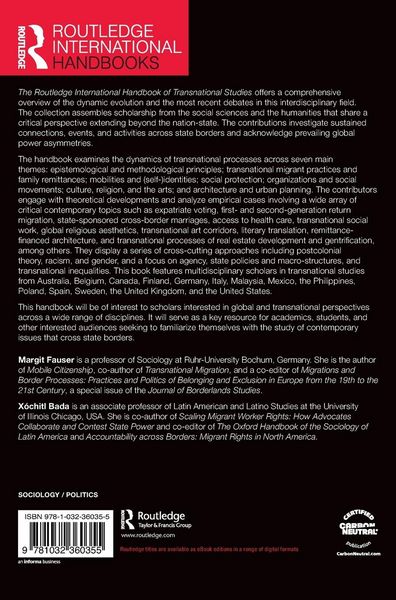 Produktbild: The Routledge International Handbook of Transnational Studies