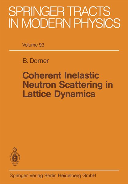 Produktbild: Coherent Inelastic Neutron Scattering in Lattice Dynamics