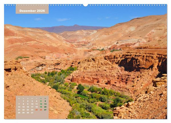 Produktbild: Erlebe mit mir das traumhafte Marokko (hochwertiger Premium Wandkalender 2026 DIN A2 quer), Kunstdruck in Hochglanz