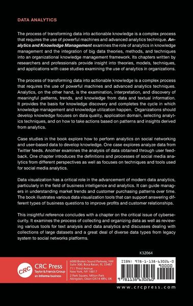 Produktbild: Analytics and Knowledge Management