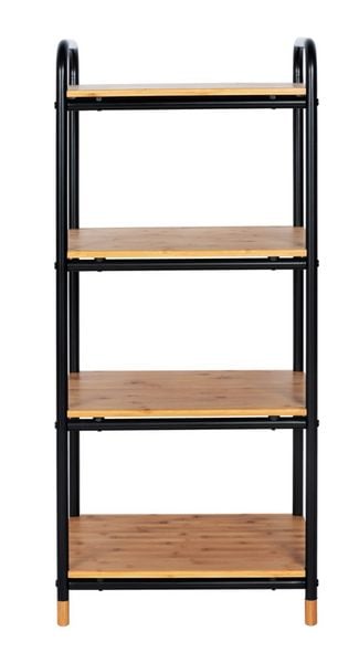 Produktbild: Regal Mod. Loft aus Bambus mit 4 Etagen, Badezimmerregal, Wohnregal