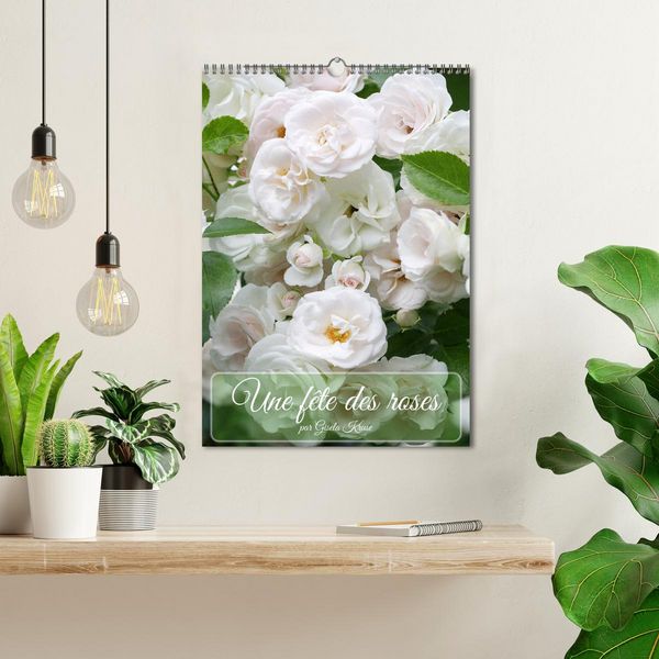 Produktbild: Une f&ecirc;te des roses (Calendrier mural 2026 DIN A3 horizontal), CALVENDO calendrier mensuel