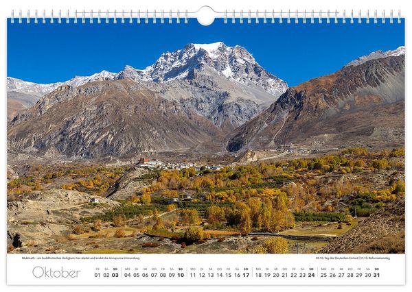 Produktbild: Kalender Reise durch Nepal 2027