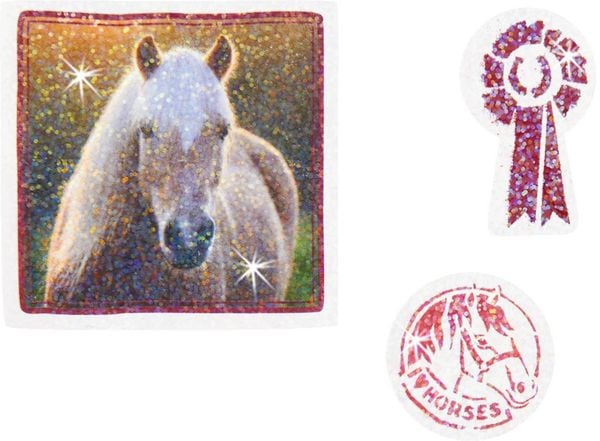 Produktbild: Funkelnde Sticker Pferdefreunde
