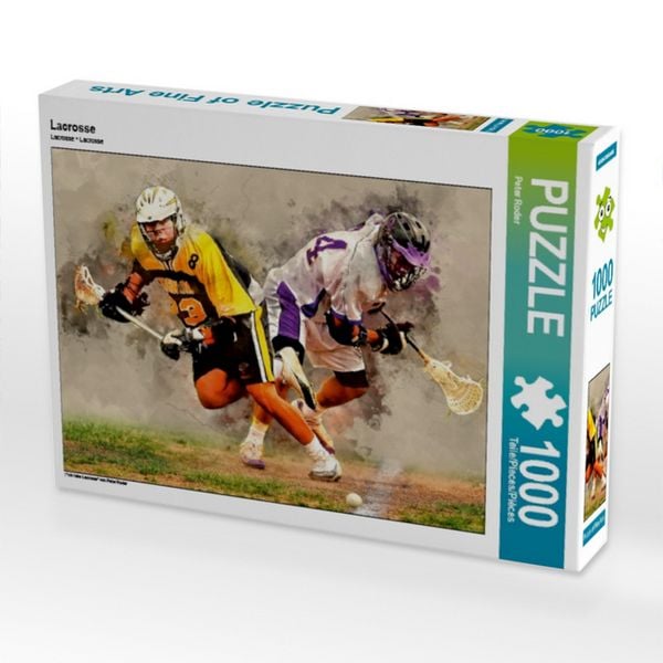Produktbild: CALVENDO Puzzle Lacrosse | 1000 Teile Lege-Gr&ouml;&szlig;e 64 &times; 48 cm Foto-Puzzle f&uuml;r gl&uuml;ckliche Stunden