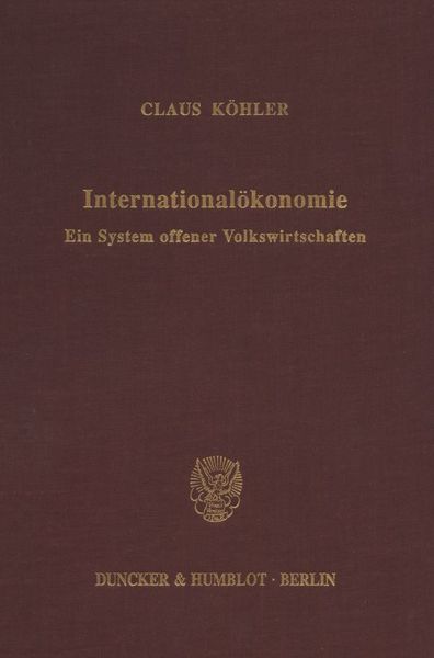 Produktbild: International&ouml;konomie.