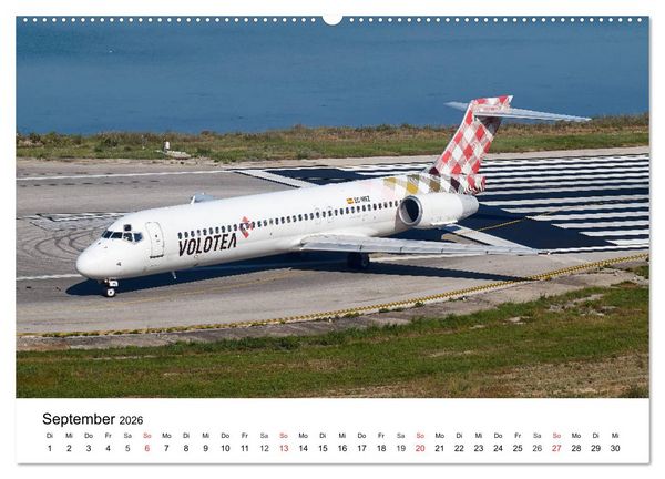 Produktbild: Die sch&ouml;nsten Airliner (Wandkalender 2026 DIN A2 quer), CALVENDO Monatskalender