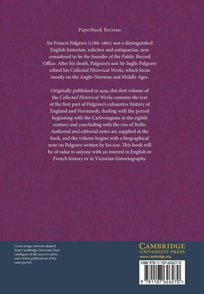Produktbild: The Collected Historical Works of Sir Francis Palgrave, K.H.
