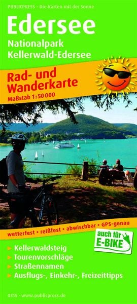 Edersee, Nationalpark Kellerwald-Edersee 1:50 000, Sonstige von , KOMPASS freytag und berndt, 9783747303153