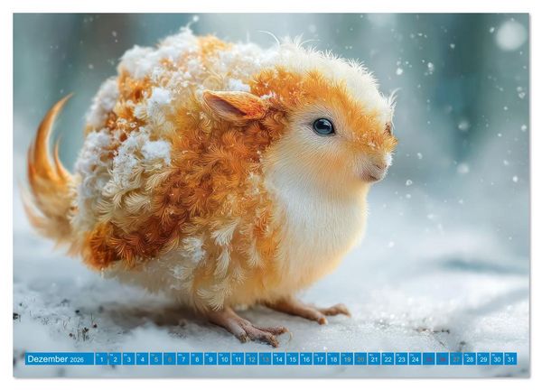 Produktbild: Tierisch hybride Sch&ouml;nheiten - Kreaturen (Wandkalender 2026 DIN A3 quer), CALVENDO Monatskalender