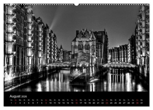 Produktbild: Hamburg . Das Tor zur Welt... (hochwertiger Premium Wandkalender 2026 DIN A2 quer), Kunstdruck in Hochglanz