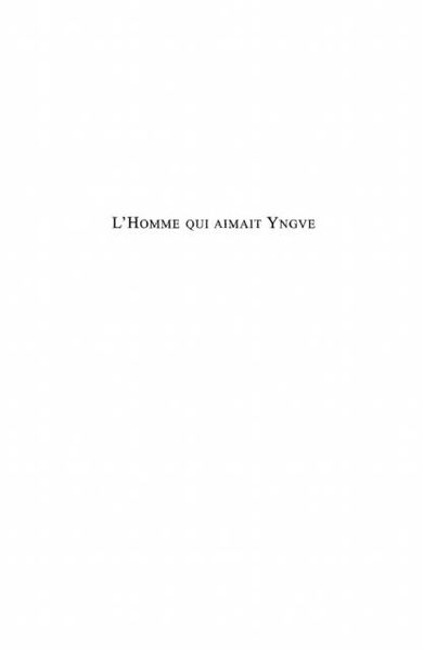 Produktbild: L'homme Qui Aimait Yngve