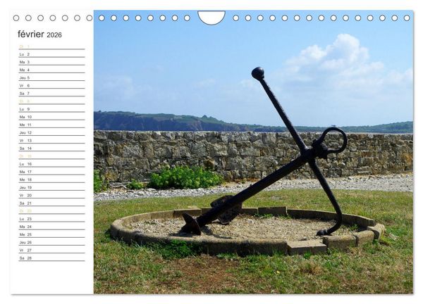 Produktbild: Bretagne Finist&egrave;re balade estivale &agrave; Camaret-sur-Mer (Calendrier mural 2026 DIN A4 vertical), CALVENDO calendrier mensuel