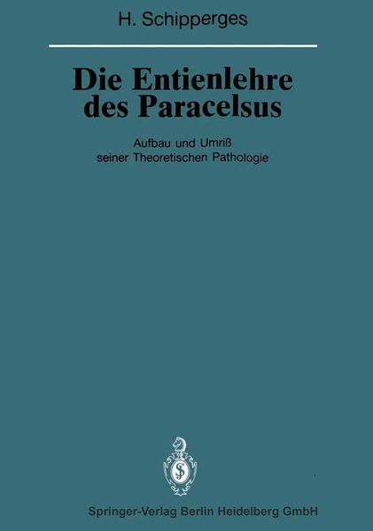 Produktbild: Die Entienlehre des Paracelsus
