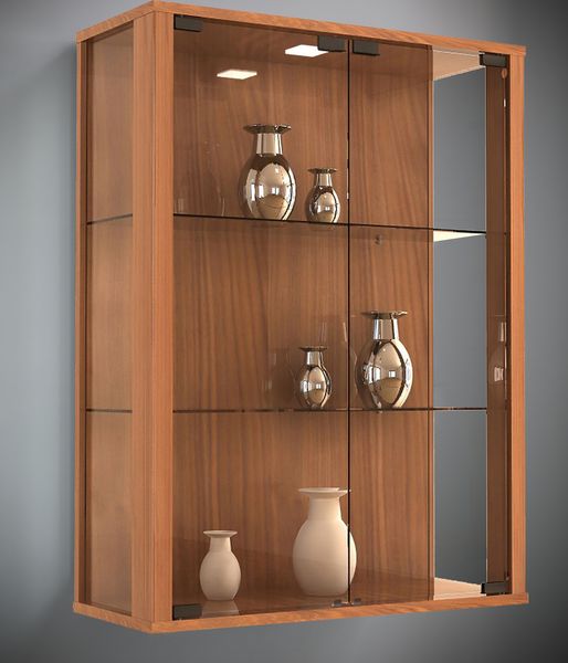 Produktbild: Wandvitrine H&auml;ngevitrine Glasvitrine Glas Udina M