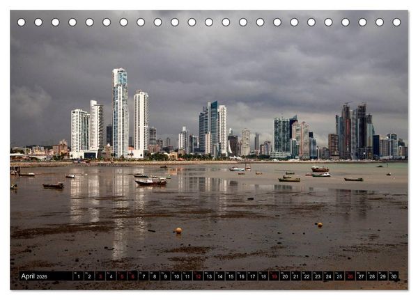Produktbild: Panama Stadt (Tischkalender 2026 DIN A5 quer), CALVENDO Monatskalender