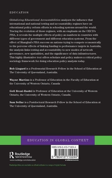Produktbild: Globalizing Educational Accountabilities