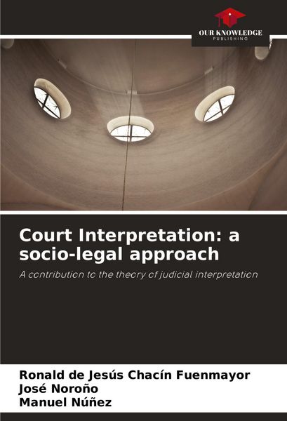 Produktbild: Court Interpretation: a socio-legal approach