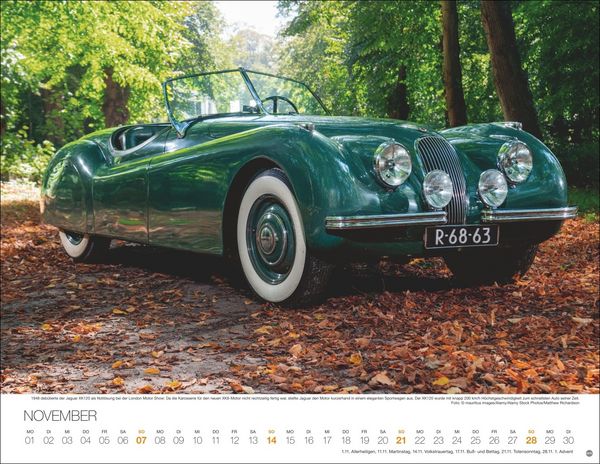 Produktbild: Legend&auml;re Autos Posterkalender 2027
