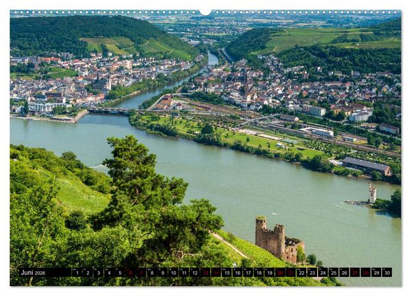 Produktbild: Hildegard von Bingen - Stationen (hochwertiger Premium Wandkalender 2026 DIN A2 quer), Kunstdruck in Hochglanz