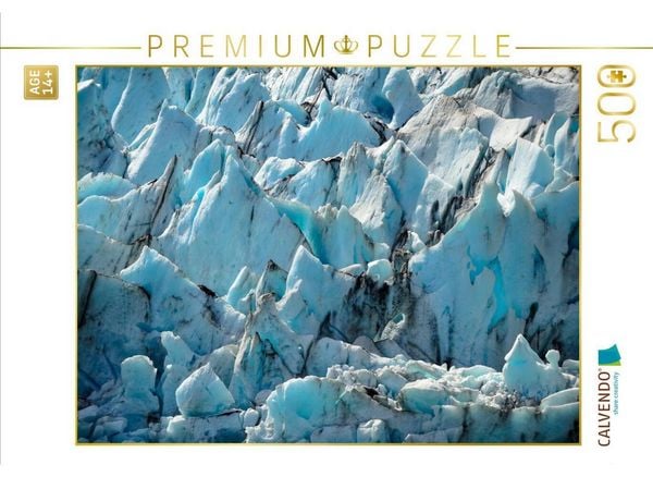 CALVENDO Puzzle Portage Gletscher im Detail | 500 Teile Lege-Größe 48 × 36 cm Foto-Puzzle für Erwachsene