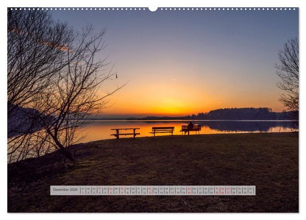 Produktbild: Rund um den Wallersee (Wandkalender 2026 DIN A2 quer), CALVENDO Monatskalender
