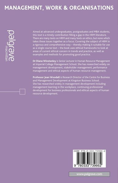 Produktbild: Ethical Issues in Contemporary Human Resource Management